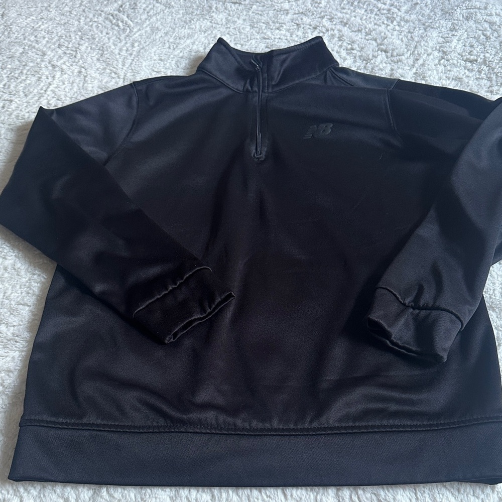 Black Quarter-Zip Pullover New Balance